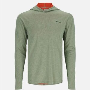 Simms Olive Green Bugstopper Fishing Hoodie
